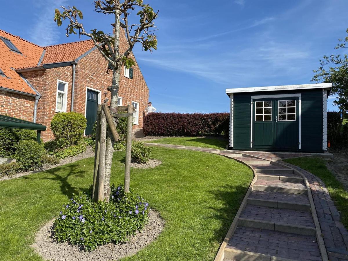 Oltmanns Ferienhaus Bummert Am Hafen Greetsiel Exterior foto